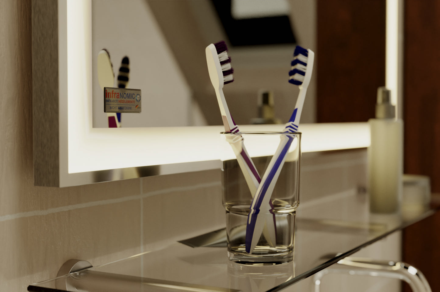 LED-Line IR Mirror - Aura