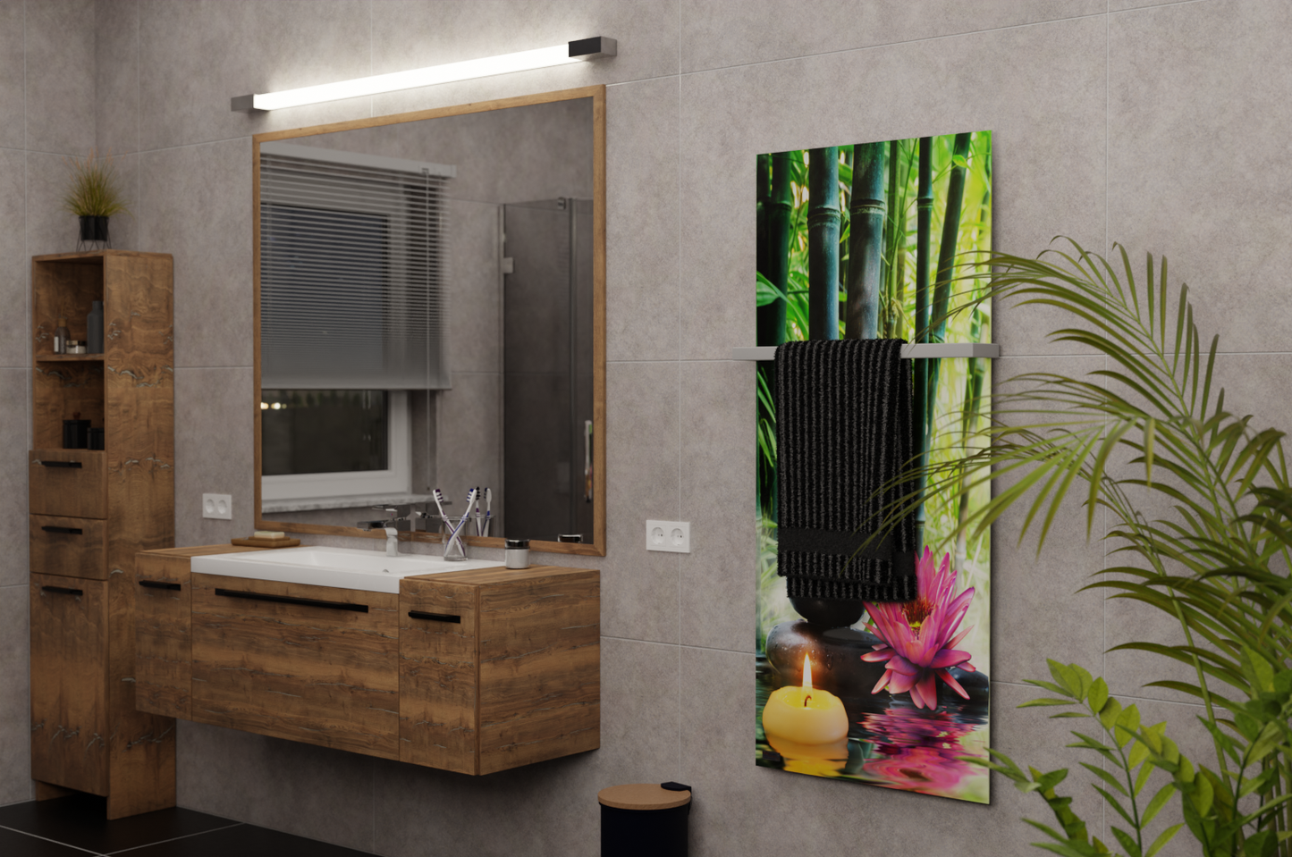 Slimline IR Towel Warmer