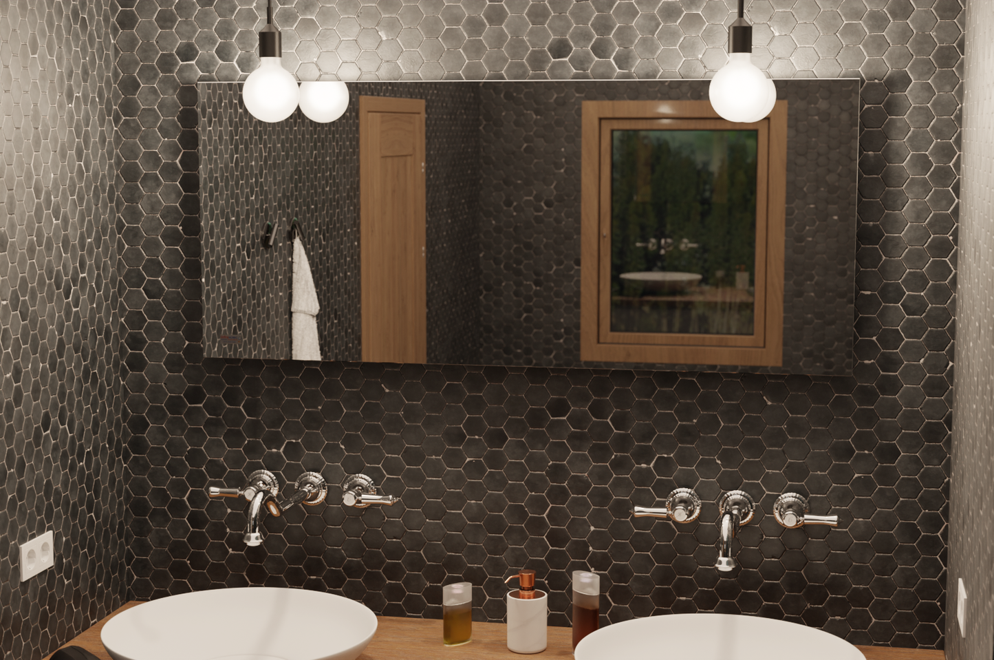 Slimline IR Spejlvarmer