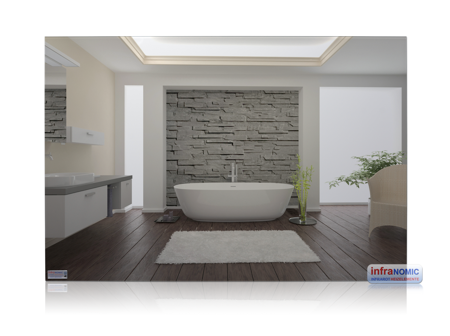 Slimline IR Spejlvarmer