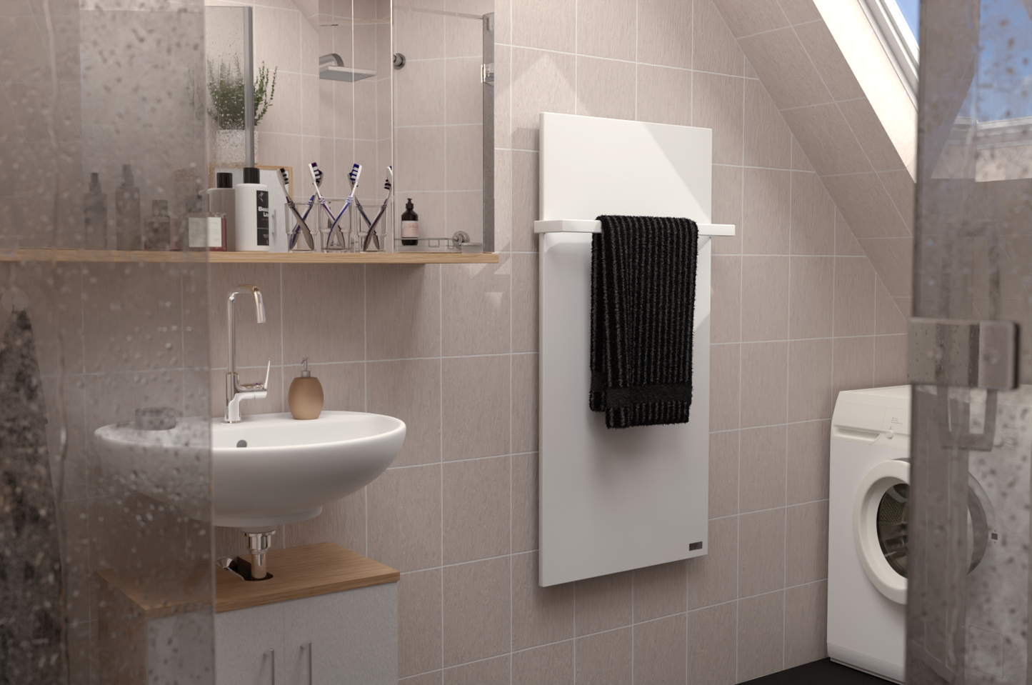 Slimline IR Towel Warmer