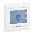 Digital flush-mounted room thermostat with touch screen
