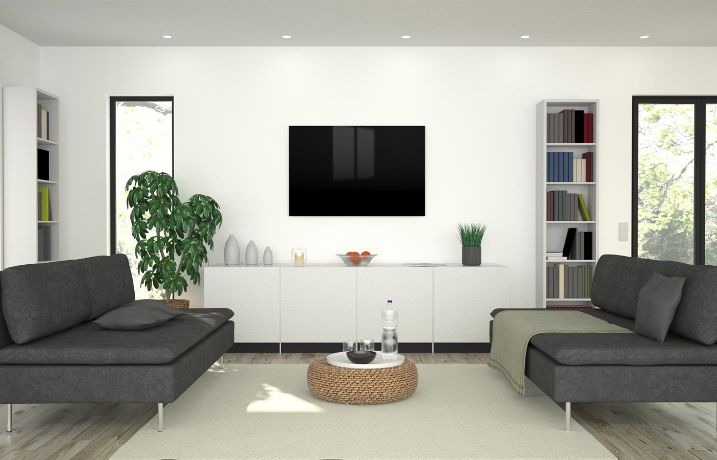 DIGEL HEAT Valkoinen peililämmitin 250 Wattia