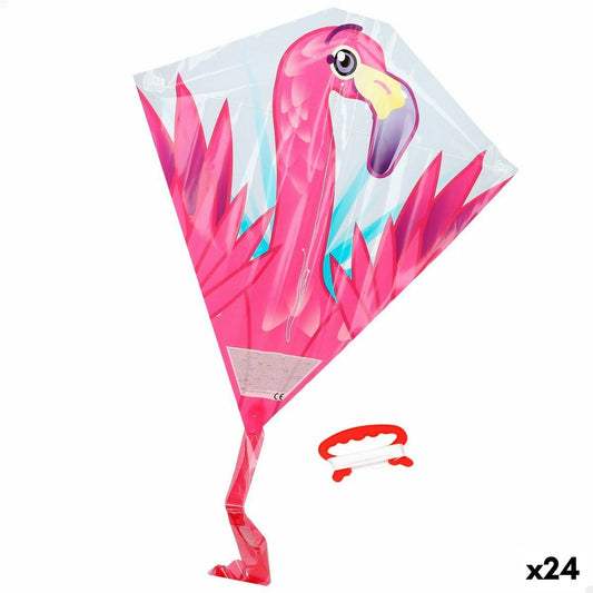 Comet Eolo Ready to fly Vaaleanpunainen flamingo 59 x 55 cm 24 osaa